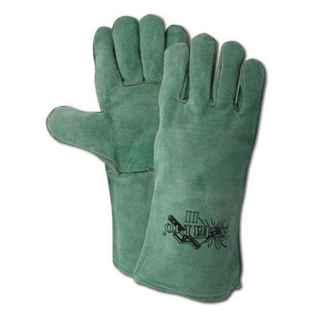 MAGID WeldPro Y6701 Side Split Cow Leather Welding Gloves, 12PK Y6700